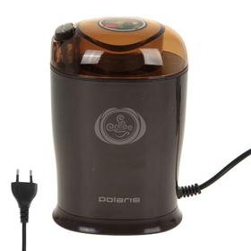 Кофемолка Polaris PCG 1017 электрическая, 50гр 170Вт коричневый