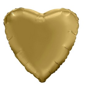 Шар фольгированный 19′ «Мистик золото», сердце в Донецке