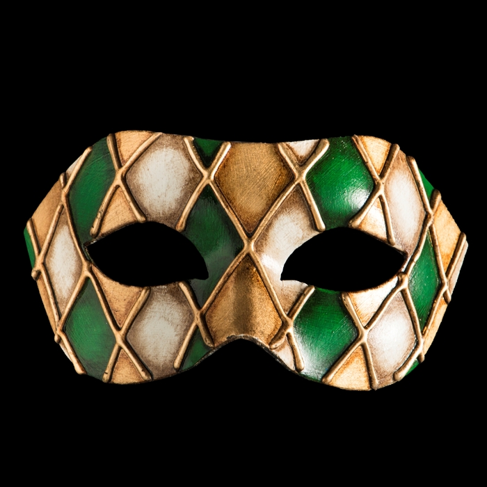 Маска Arlecchino Verde, Венеция