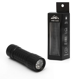 Фонарь ручной "Помощник", 9 LED, 3 ААА, 3х10 см, микс в Донецке