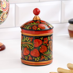 Кадочка, средняя, 9×14 см, хохлома, микс в Донецке