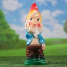 Садовая фигура "Гном растегнутая рубашка" 10х11х36см МИКС Садовая фигура "Гном растегнутая рубашка" 10х11х36см МИКС