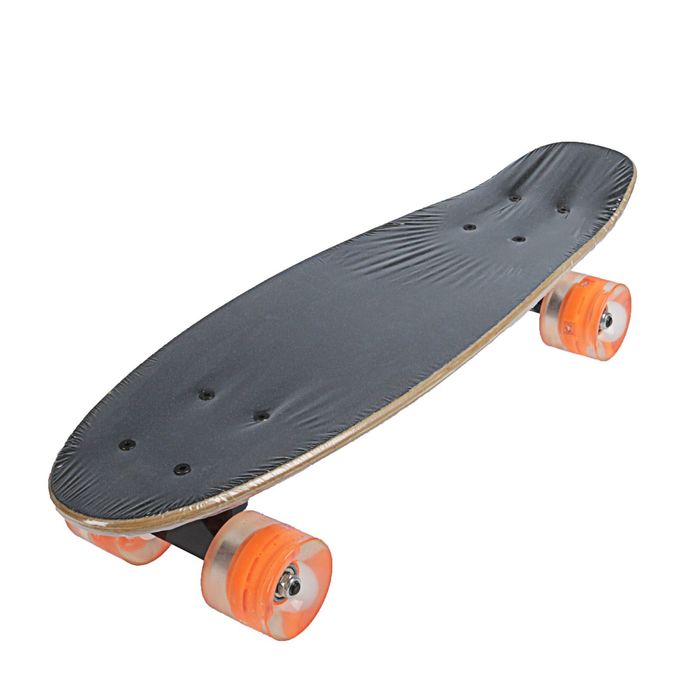 Скейтборд S711, PU d= 57*45 мм, алюминиевая рама, цвета микс