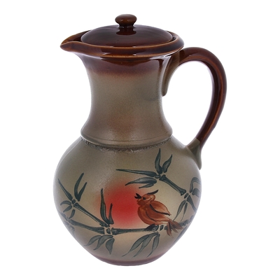 Кувшин из красной глины. Кувшин квадро 2л. Certified international цветущий сад. Коричневый кувшин. Кувшин "хохлома".