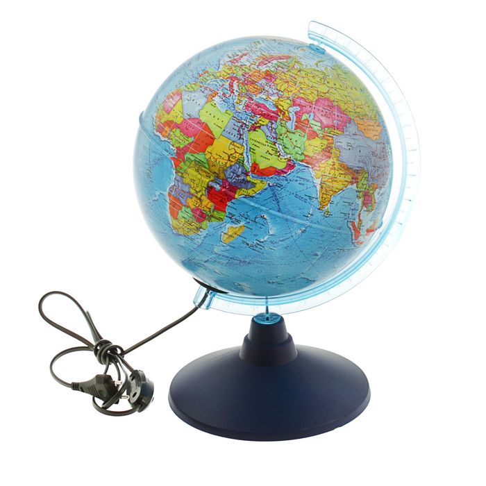 Глобус политический «Классик Евро», диаметр 210 мм, с подсветкой