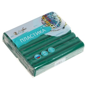 Пластика - полимерная глина, 56 г, классический, Изумрудный зеленый