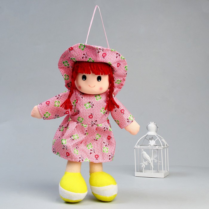 Мягкая игрушка «Кукла», в шляпке и платьишке, цвета МИКС - фото 86764
