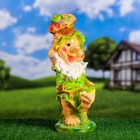 Садовая фигура "Гном с корзиной фруктами наверху справа" 21х18х49см Садовая фигура "Гном с корзиной фруктами наверху справа" 21х18х49см