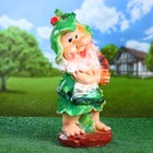 Садовая фигура "Гном с гармошкой" 20х25х46см Садовая фигура "Гном с гармошкой" 20х25х46см