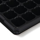 Кассета для рассады, 128 ячеек по 15 мл, чёрная, Greengo 1006714