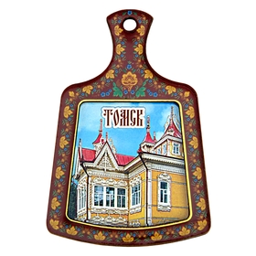 Magnet in the form of a kitchen Board "Tomsk"