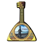 Magnet in the shape of the balalaika "Tomsk"