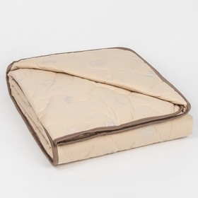 Одеяло облегчённое Адамас "Овечья шерсть", размер 140х205 ± 5 см, 200гр/м2, чехол тик