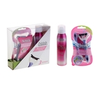 Подарочный набор Schick для женщин: одноразовые станки Xtreme 3 Beauty, мусс для бритья, 150 мл