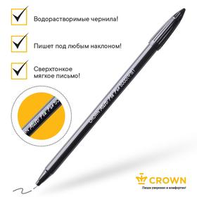 Ручка капиллярная Crown СМР-5000 чёрная, пластиковый пишущий узел