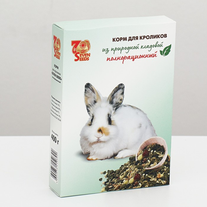 Корм для кроликов Seven Seeds, 400 г (2 шт)
