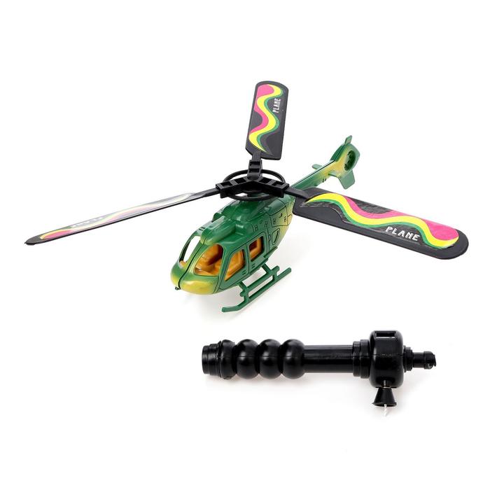 Вертушка для детей «Вертолёт. Разведчик», с запуском, цвета МИКС - фото 7298053