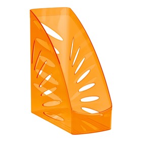 Лоток для бумаг вертикальный Стамм «Тропик», оранжевый манго