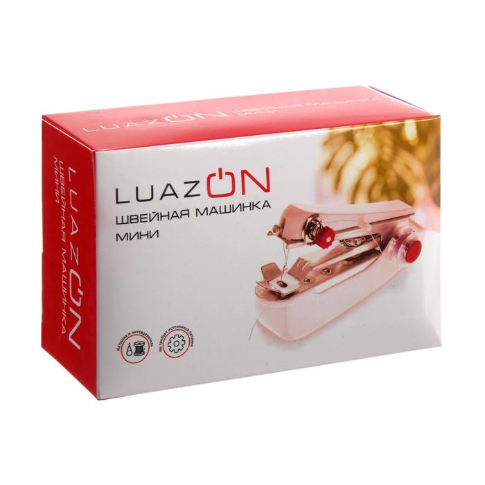 Мини-швейная машинка Luazon LSH-08, механическая, 11 см, с катушкой и нитковдевателем