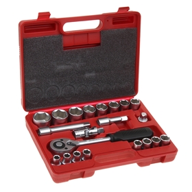 Набор слесарно-монтажный с квадратом MATRIX master, 1/2", 21 предмет 1085850
