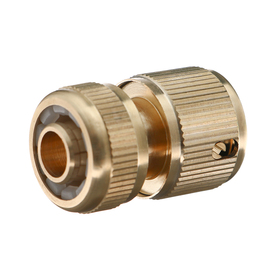 Connector, 1/2" (12 mm), brass