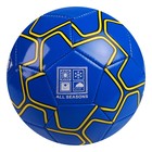 Мяч футбольный, размер 5, 32 панели, PVC, 2 подслоя, машинная сшивка, 260 г, МИКС - фото 8266432