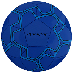 Мяч футбольный, размер 5, 32 панели, PVC, 2 подслоя, машинная сшивка, 260 г, МИКС - фото 6254520