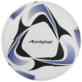 Мяч футбольный, размер 5, 32 панели, PVC, 2 подслоя, машинная сшивка, 260 г, МИКС - фото 6254522