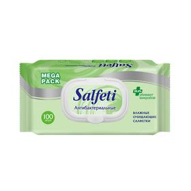 Влажные салфетки Salfeti, антибактериальные, 100 шт.