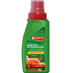 Bon Forte fertilizer for roses of all varieties and chrysanthemums, a bottle of 285 ml. 