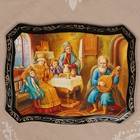 Панно «Сюжет», 16х22 см, лаковая миниатюра, микс Панно «Сюжет», 16х22 см, лаковая миниатюра, микс