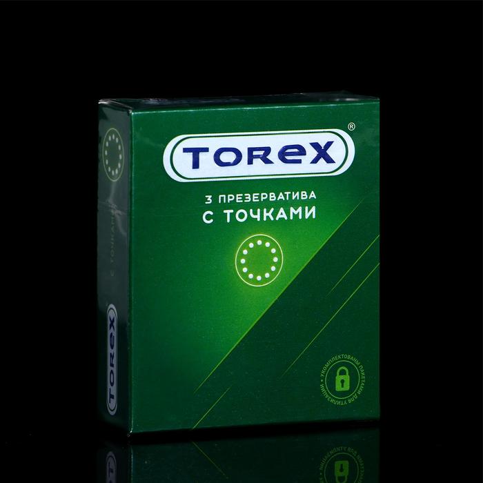 Презервативы «Torex» С точками, 3 шт - фото 1406834