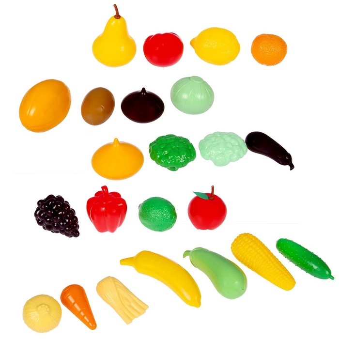 Набор «Большой набор овощи-фрукты», 23 элемента