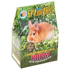 Корм гранулированный «БРИЛЛИАНТ» для кроликов, 250 г