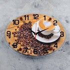 Часы настенные, серия: Кухня, "Чашка кофе", 24х34  см, микс - фото 94805