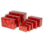 Набор подарочных коробок 8 в1 "Розы", 46,6 х35,2 х17,5 см Набор подарочных коробок 8 в1 "Розы", 46,6 х35,2 х17,5 см