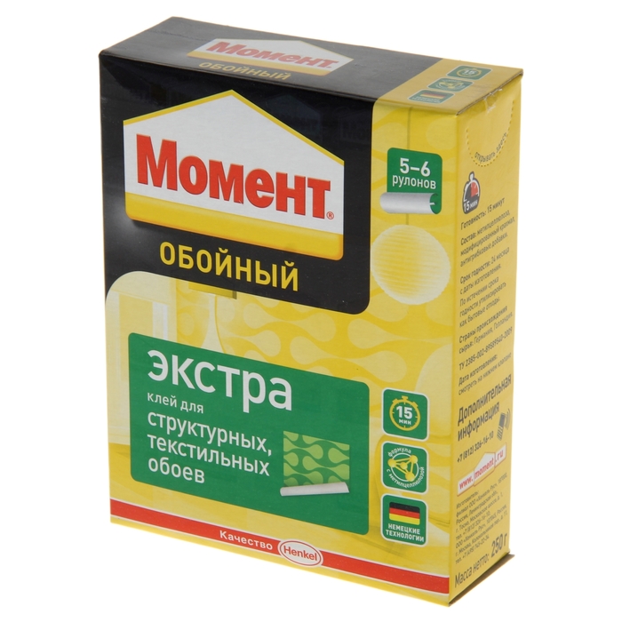 Клей &quot;Момент&quot; экстра, обойный, 250 г