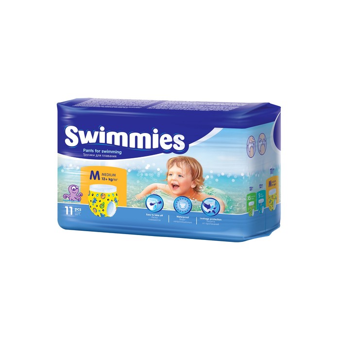 Трусики для плавания Helеn Harper Swimmies Medium 12 кг+ , 11 шт.