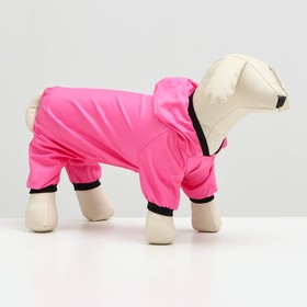 Комбинезон для собак, XS (дс - 18 см, ог - 30 см), розовый