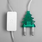 Гирлянда «Нить» 5 м с насадками «Шишки», IP20, прозрачная нить, 20 LED, свечение мульти (RG/RB), мигание, 220 В 185508