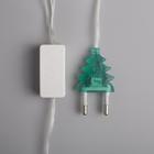 Гирлянда «Нить» 5 м с насадками «Шарики льда», IP20, прозрачная нить, 20 LED, свечение мульти (RG/RB), мигание, 220 В 185509