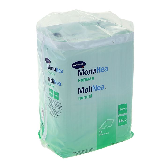 Пеленки для животных MOLINEA normal 60х60, 30 штук