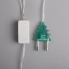 Гирлянда «Нить» 5 м с насадками «Сосульки тающие», IP20, прозрачная нить, 20 LED, свечение мульти (RG/RB), мигание, 220 В 185512