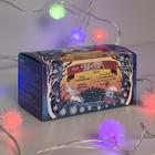 Гирлянда «Нить» 5 м с насадками «Ёжики цветные», IP20, прозрачная нить, 20 LED, свечение мульти (RG/RB), мигание, 220 В 185513