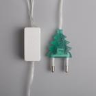 Гирлянда «Нить» 5 м с насадками «Ёжики цветные», IP20, прозрачная нить, 20 LED, свечение мульти (RG/RB), мигание, 220 В 185513