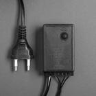 Гирлянда «Нить» 10 м с насадками «Шарики 2.5 см», IP44, тёмная нить, 100 LED, свечение белое, 8 режимов, 220 В 185538