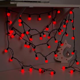 THREAD, u Hali. with a stem. "The balls are big d=2.5 cm" 10 m, N. T. LED 100-220V counter. 8P. RED