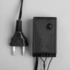 Гирлянда «Нить» 10 м с насадками «Шарики 1.5 см», IP44, тёмная нить, 100 LED, свечение фиолетовое, 8 режимов, 220 В 185546