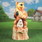 Садовая фигура "Мишка на пне" Садовая фигура "Мишка на пне"
