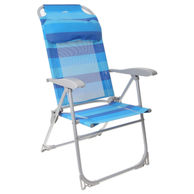 Кресло-шезлонг складное К2, 75 x 59 x 109 см, синий